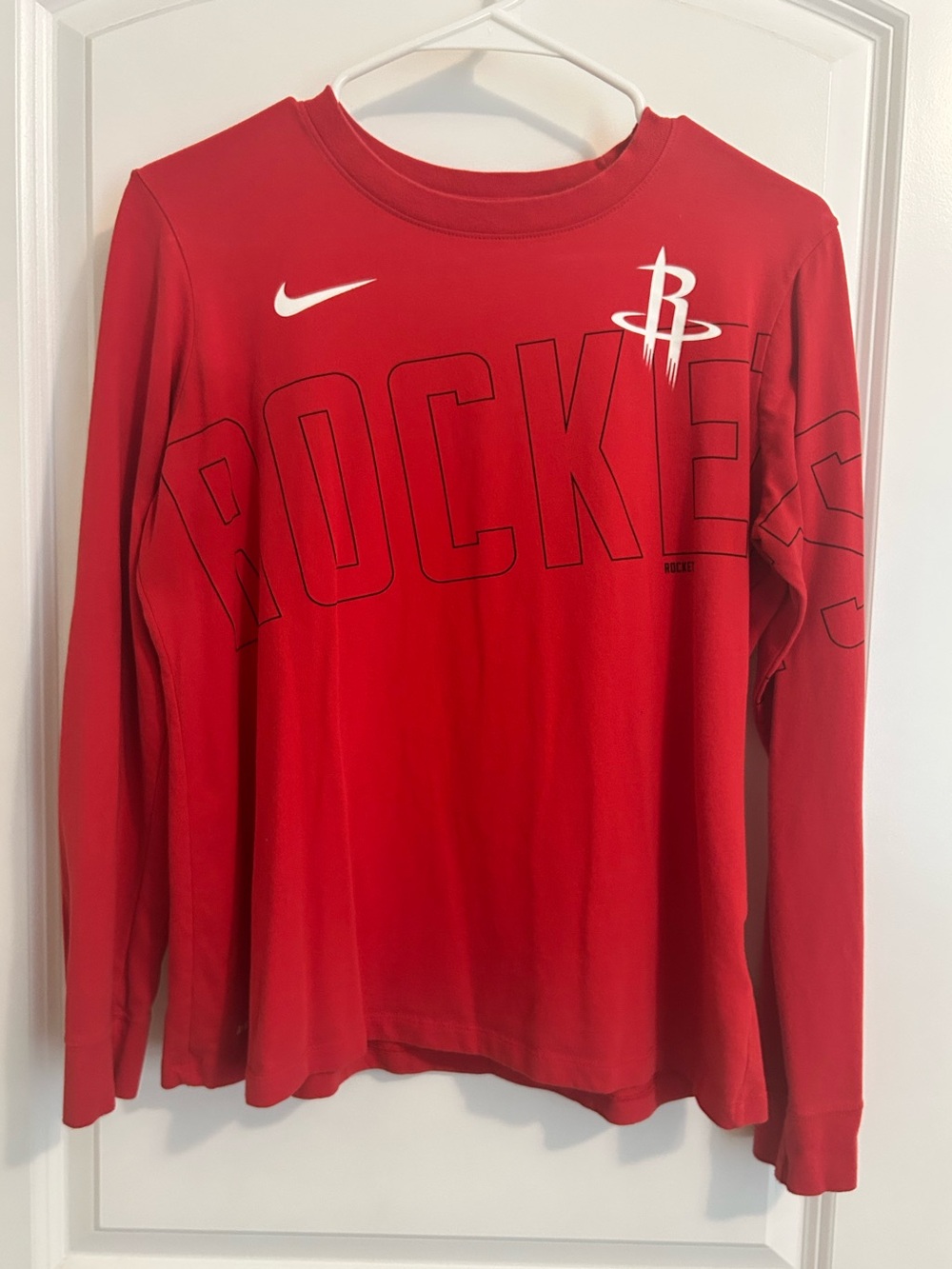 ✨Nike Red Houston Rockets Long Sleeve Shirt✨